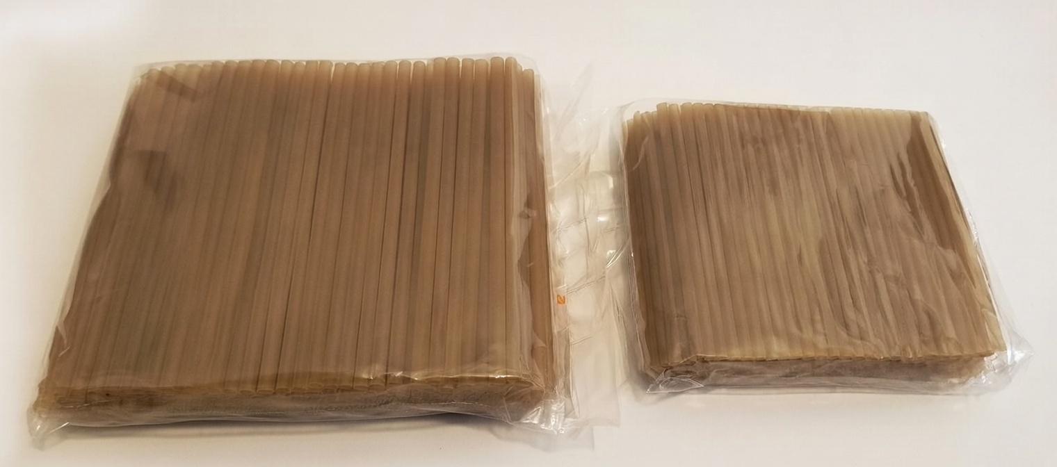 Pakke og størrelse-sammenligning